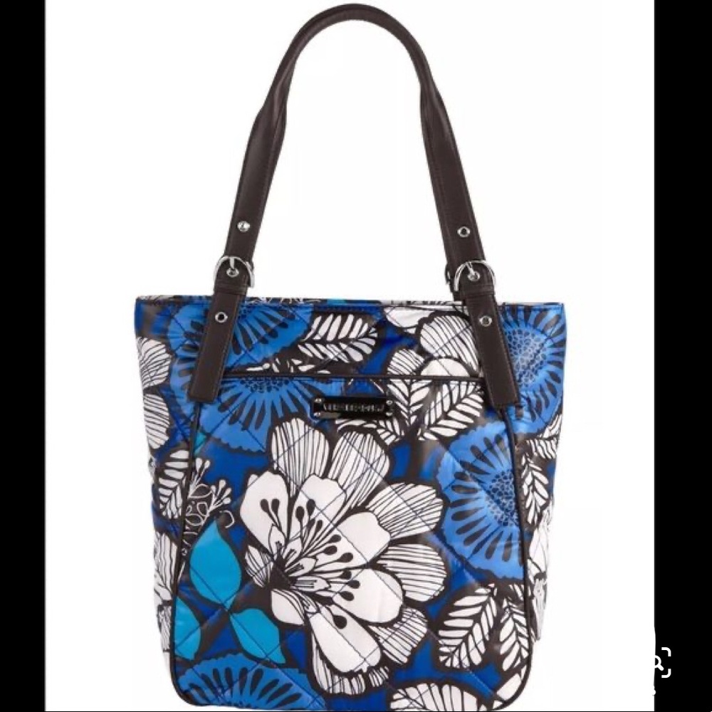 EUC VERA BRADLEY Puffy Tote Blue Bayou Tote Bag